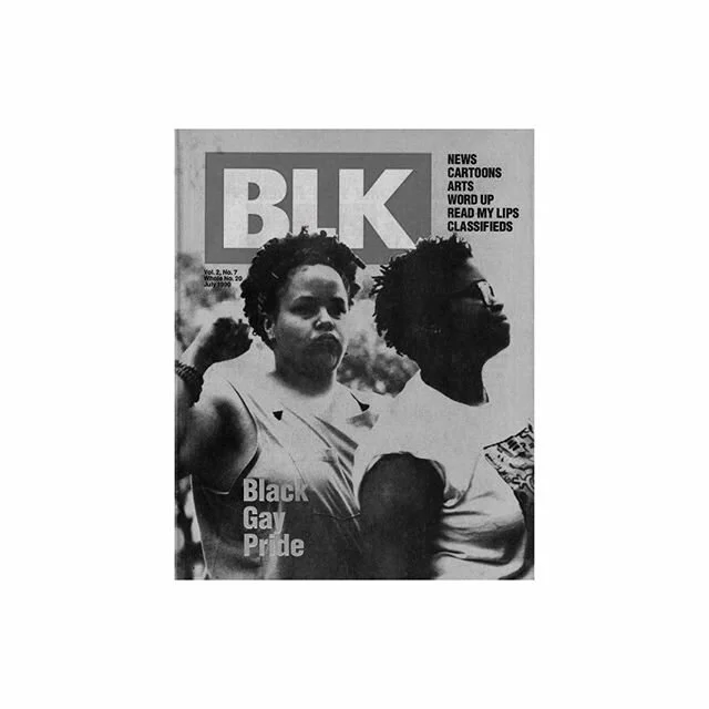 On this Pride we want to celebrate the voices that told our stories. Graphic Designer Allan Bell started BLK for the black gay and lesbian community of LA. He wanted to design something that felt along the lines of a New York Times and LIFE, covering