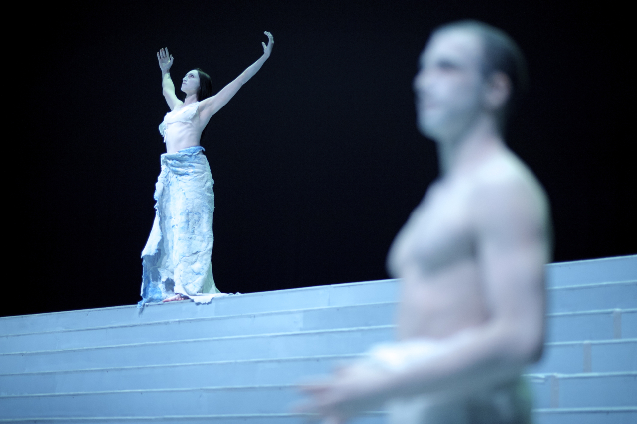   Near the Terrace - &nbsp;Tech Rehearsal  National Center for the Performing Arts  Beijing  Photo by Ted Alcorn 