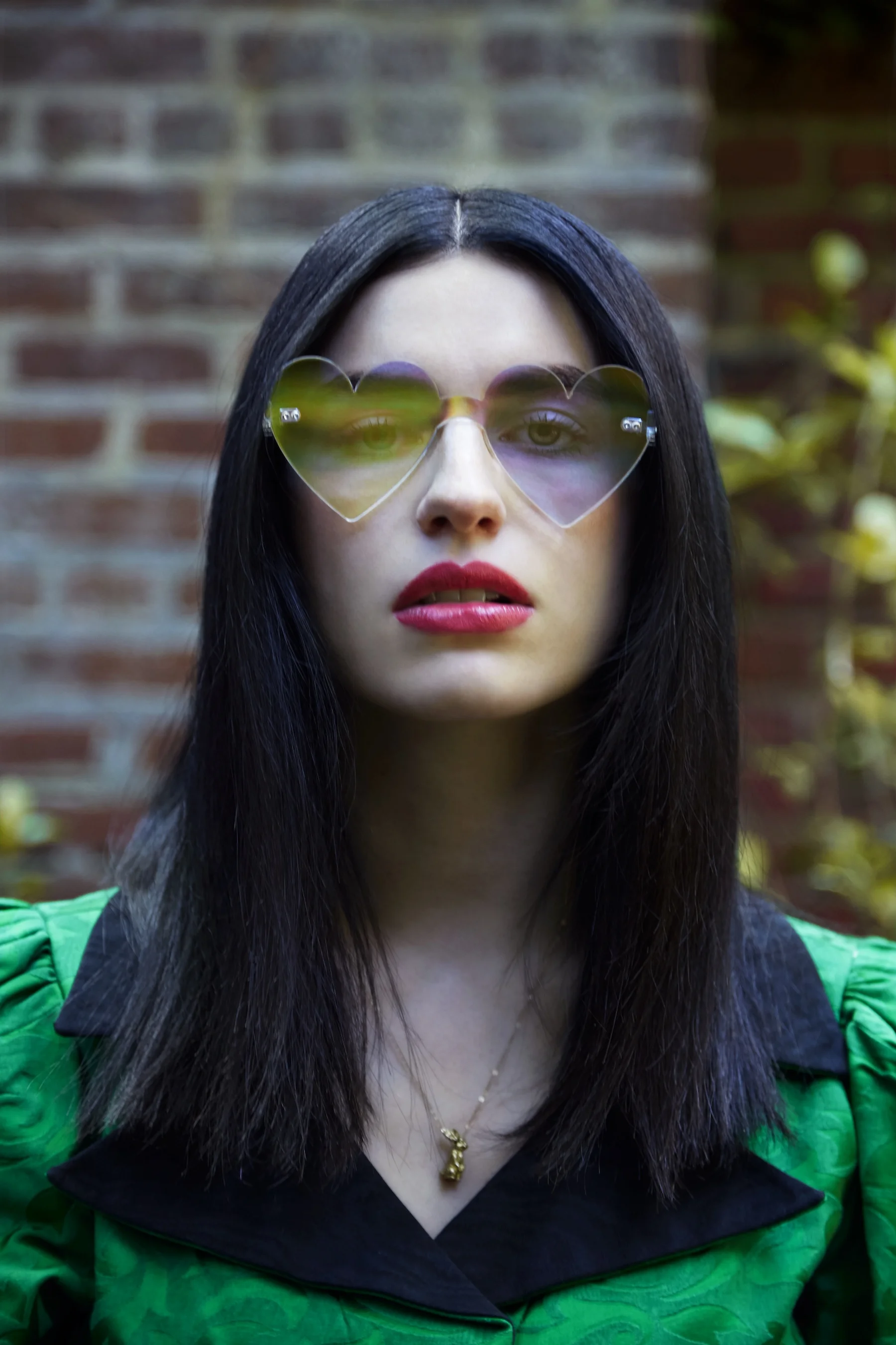Jacket: Vintage Lillian Fell Glasses: ISLYNYC; Necklace: Alibi Earrings: Tali’s own