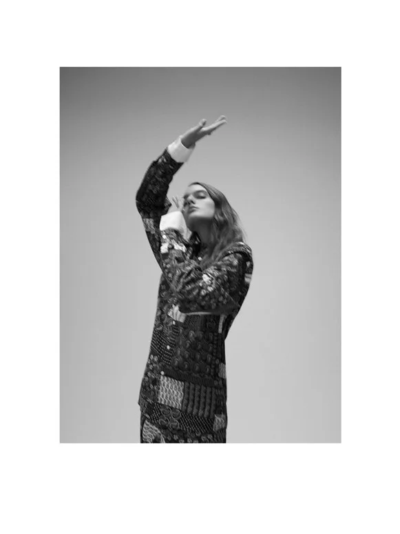  Melissa wears Public School shirt and pants 