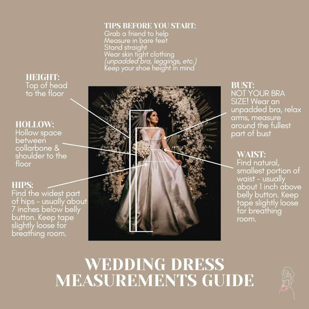 What is my size in wedding dresses? — SGE Bridal Boutique