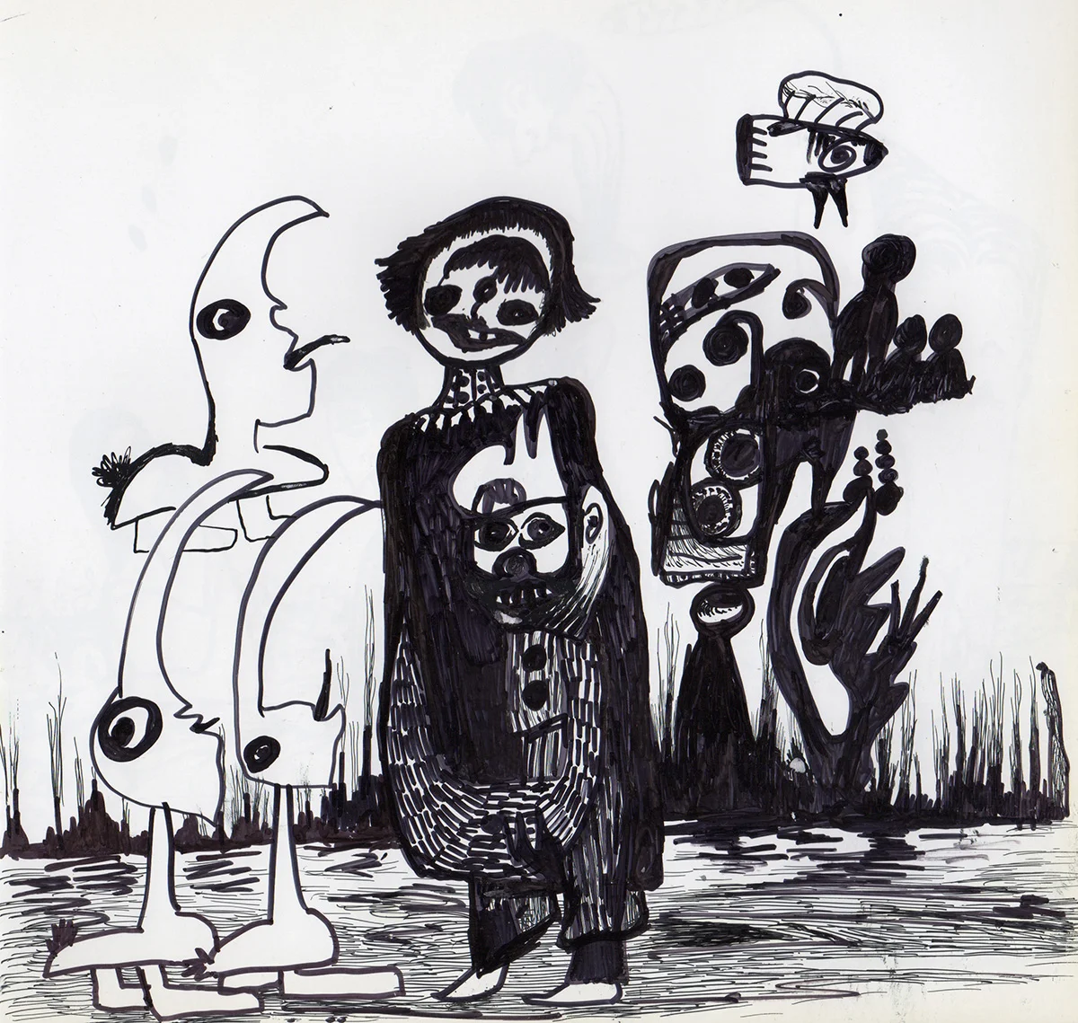 Sketch Book 19 2016-17 Ink/Sharpie