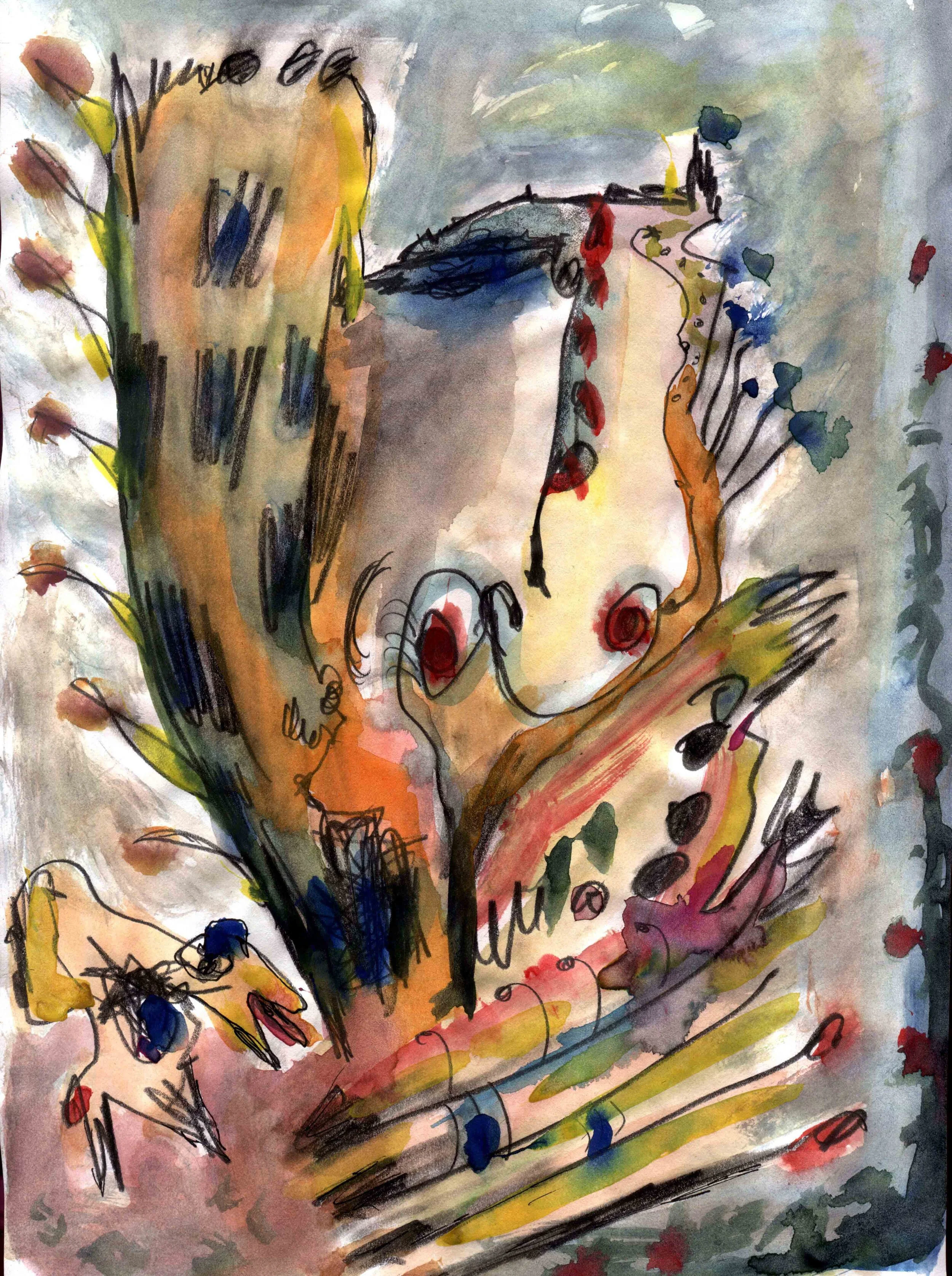 "Dog Torment" Ink & Mix