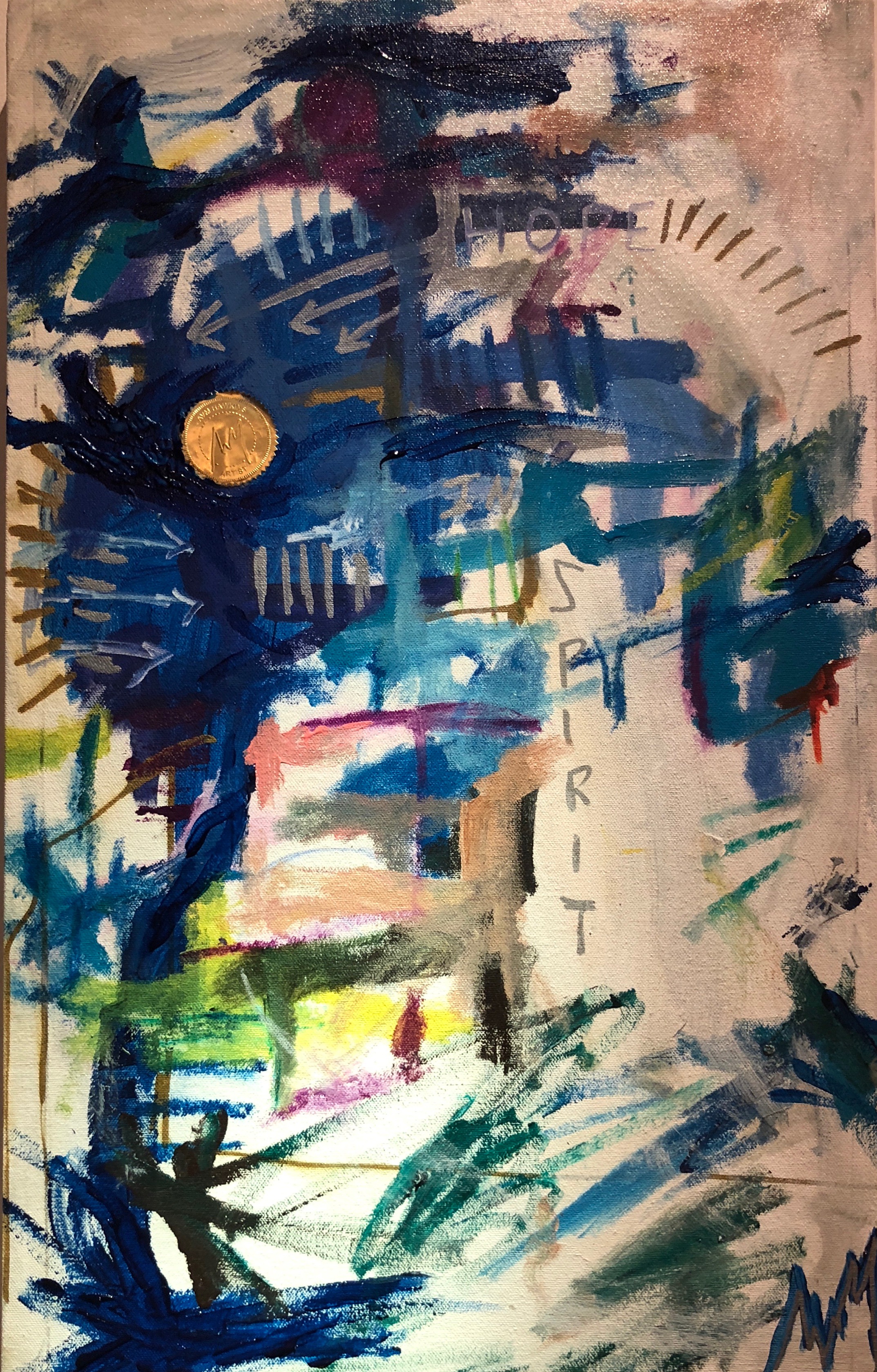 “In Spirit” In the private collection of Richard & Joan Jennings.