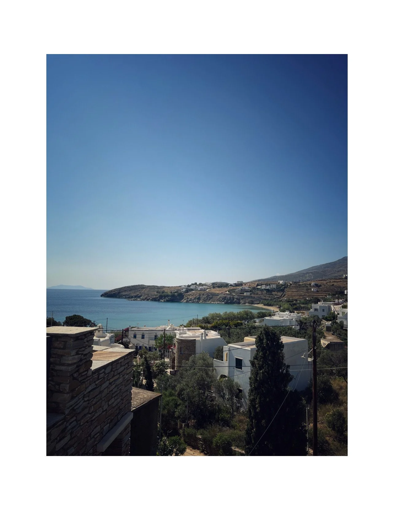 Arrival to Tinos Island, Greece