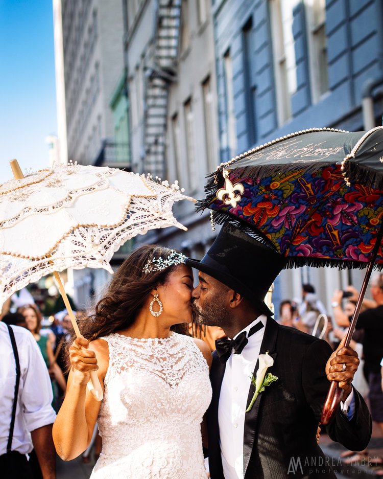 Art Highlight: NOLA Wedding Second Line Umbrella