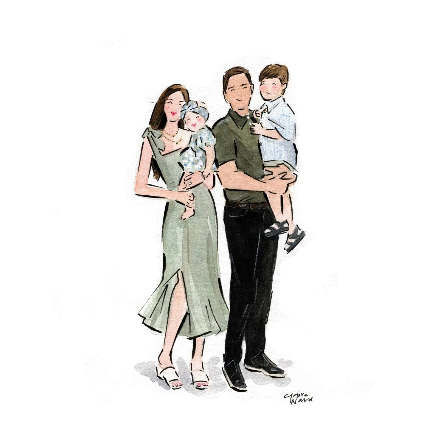 Sweet little family portrait 

#familyillustration #familyportrait #commissions #commissionsopen #illustration #illustratorsoninstagram #portraitart #portraitartist #portraitcommission #customportrait #customart #customillustration