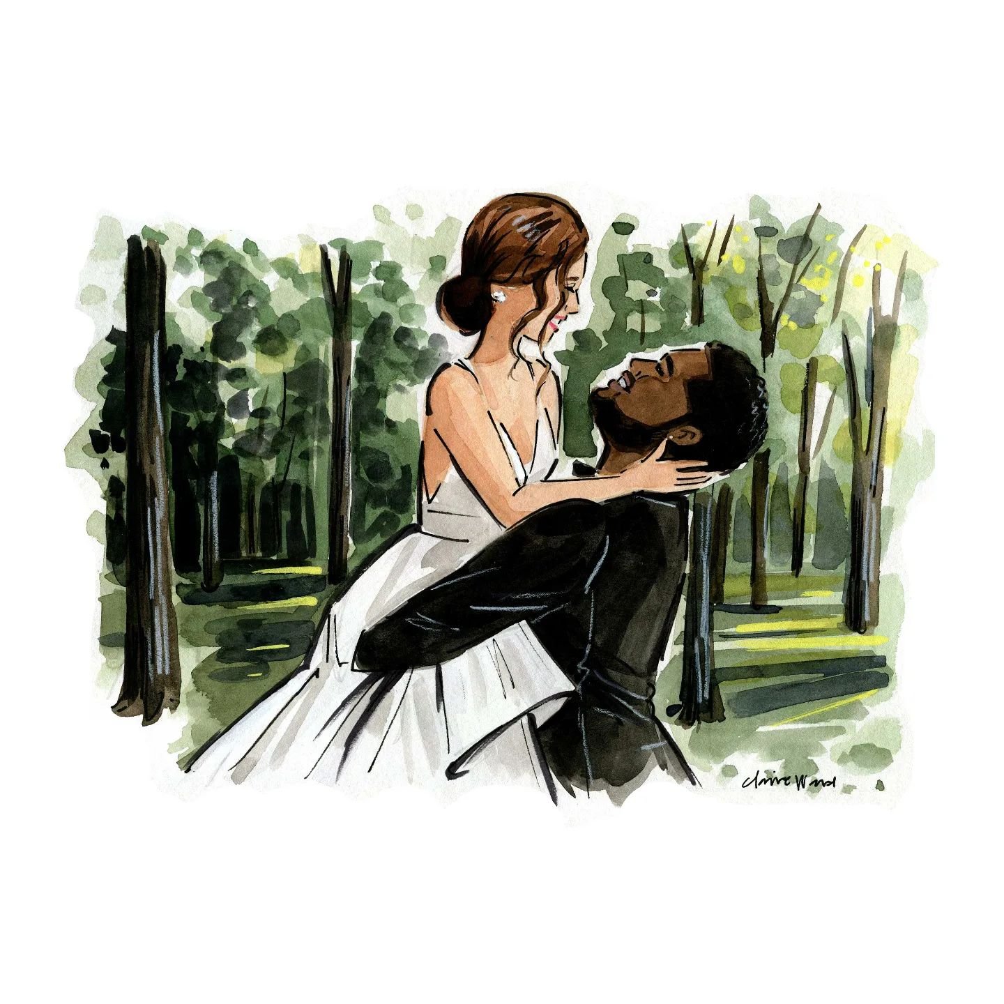 #weddingillustration #weddingcommission #weddinggift #illustration #customportrait #customart #customillustration #portrait #portraitillustration #portraitart #portraitartist #commissions #commissionsopen