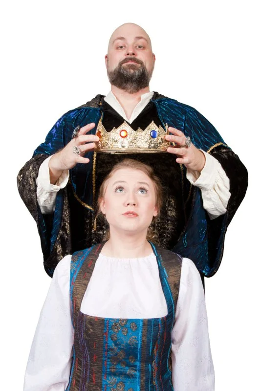 Theatre Britain - King Arthur by Jackie Mellor-Guin - Joey Dietz as Merlin, Dixie Carroll as Arthur - Photo by Mark Trew.jpg