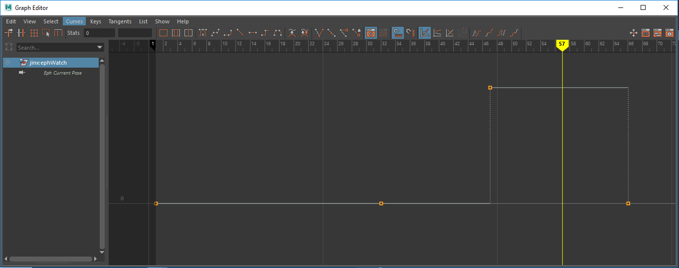 The ephCurrentPose attribute is always 1 on the current pose, and 0 on all others. When the value drops to 0 because you scrubbed past the current pose, it triggers a scriptJob that sets the new current pose to 1 after you release the mouse.