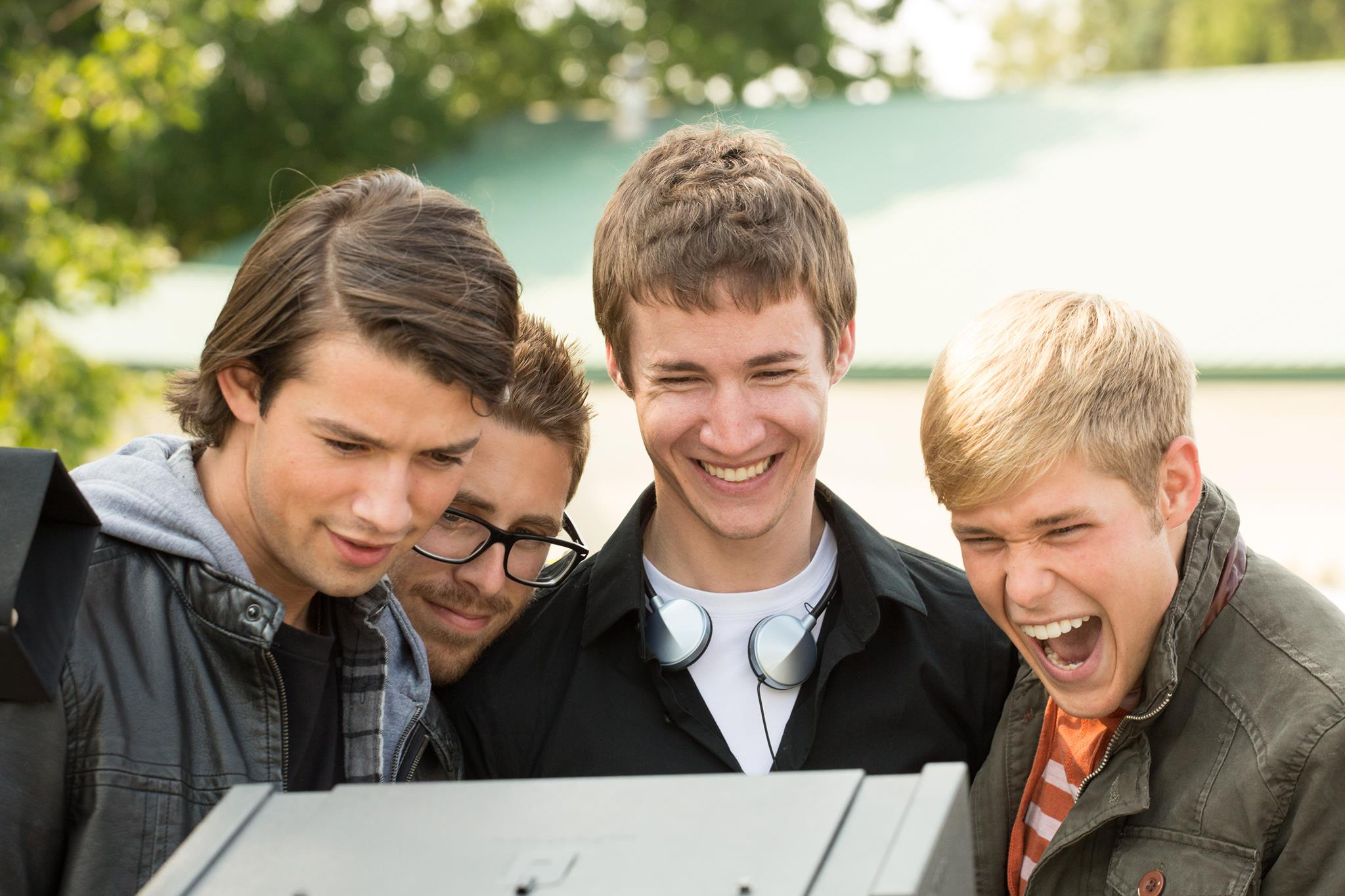 Chad on set with Mason, Ryan and Brandon.jpg