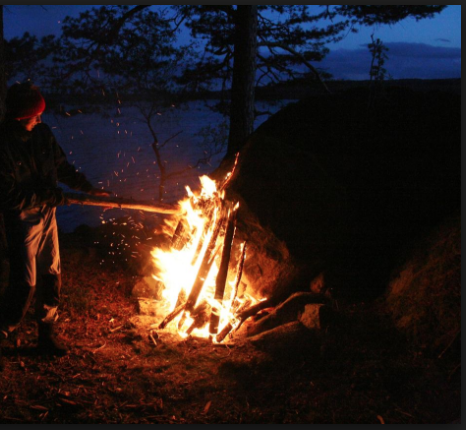 Sunset Bonfire