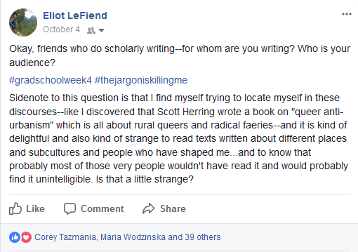on academia