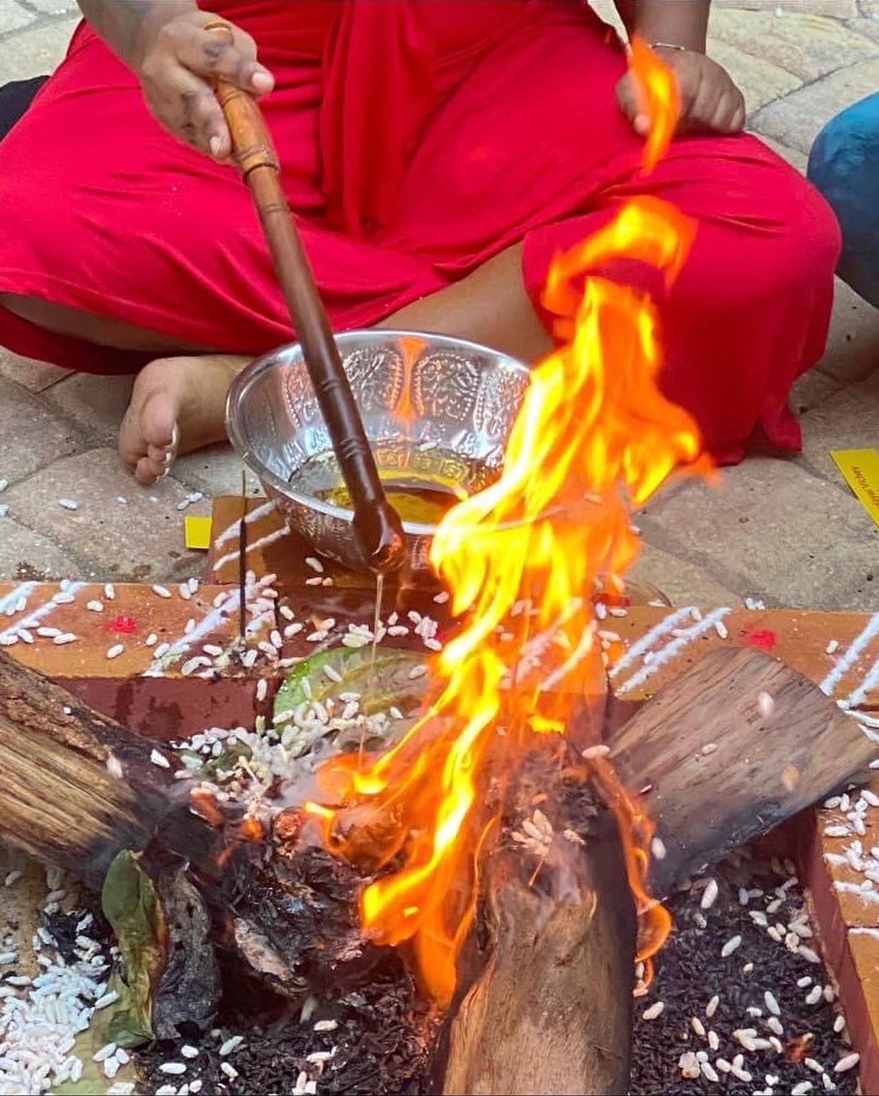 me doing homam.jpeg