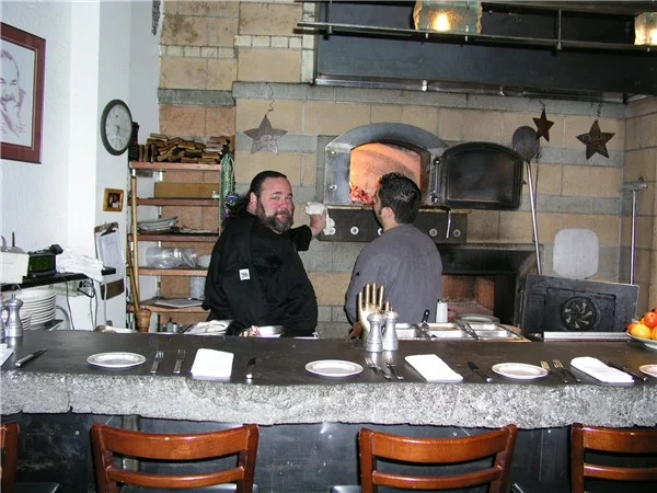 The infamous Brick Oven at Catahoula 