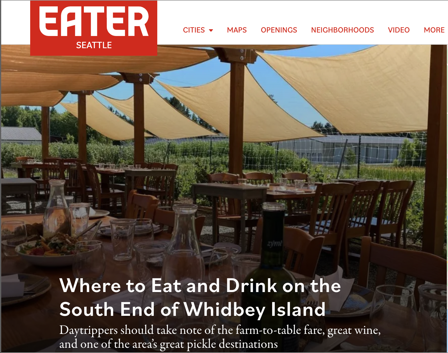 Eater Seattle | Where to Eat and Drink on the South End of Whidbey Island