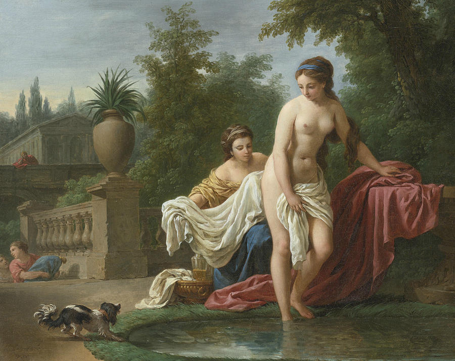 "David And Bathsheba"&nbsp;by Louis-Jean-Francois Lagrenee