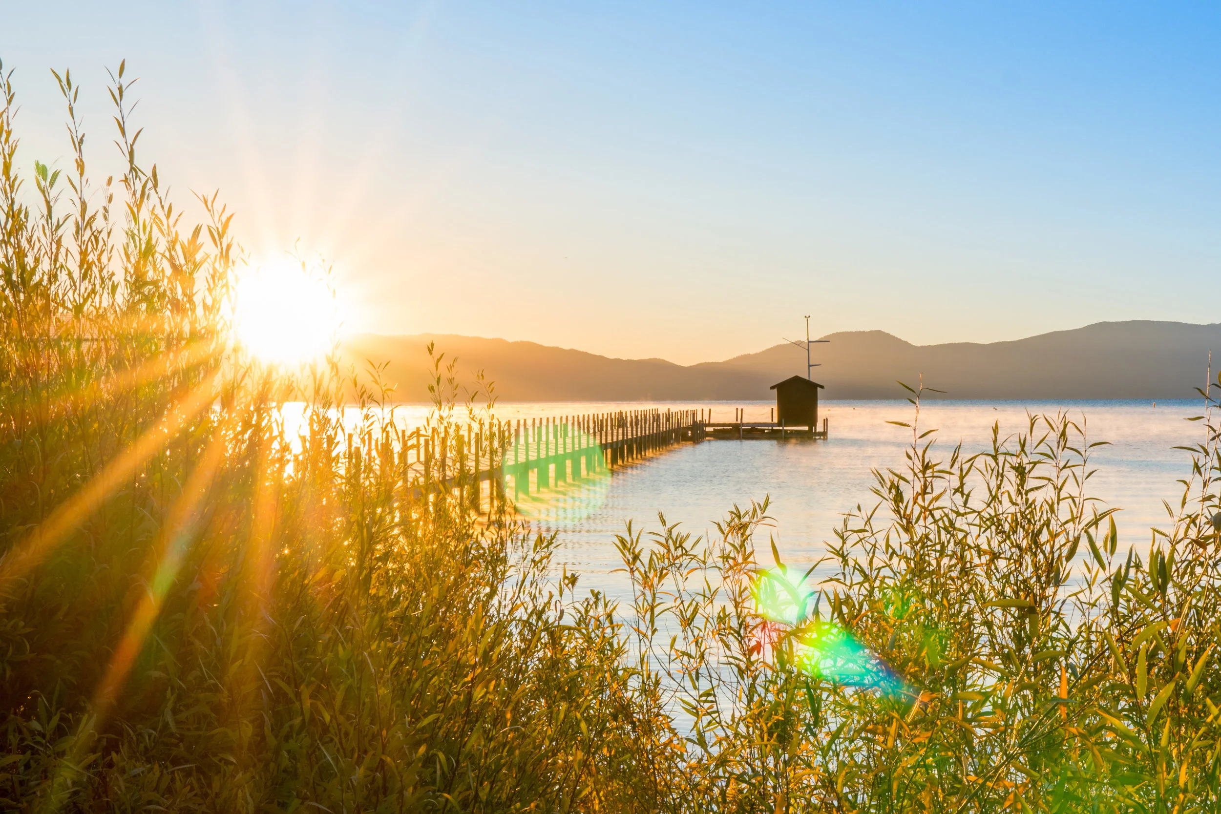 Tahoe City Dock Flare
