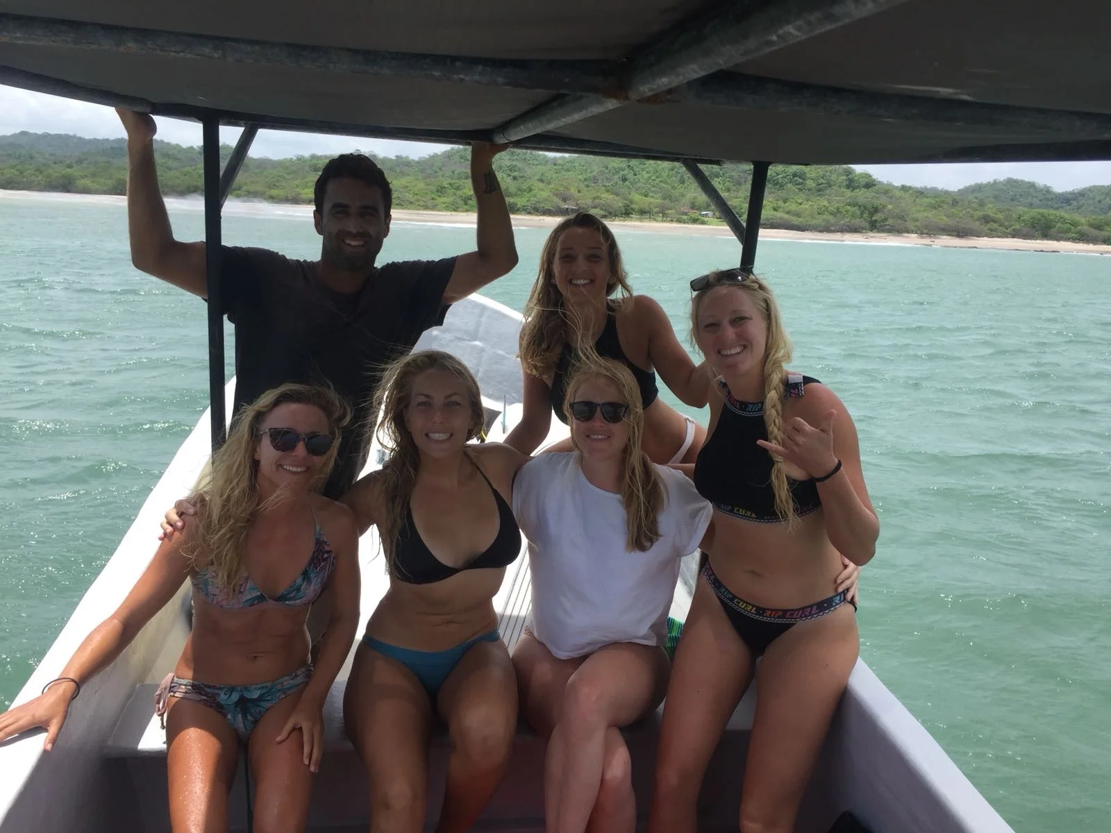All smiles at sea
