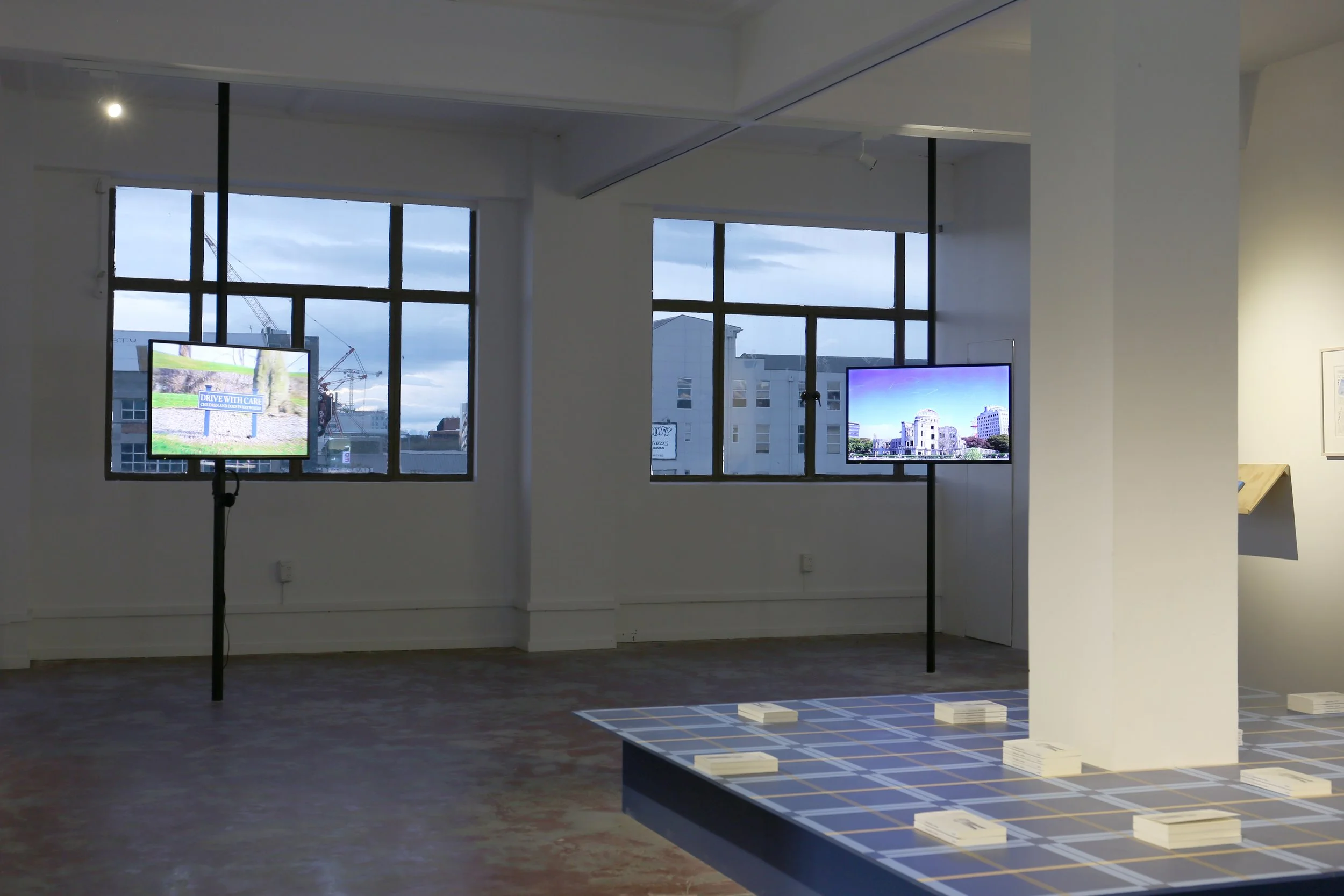   Share/Cheat/Unite  installation view, The Physics Room, photo by Daegan Wells. 