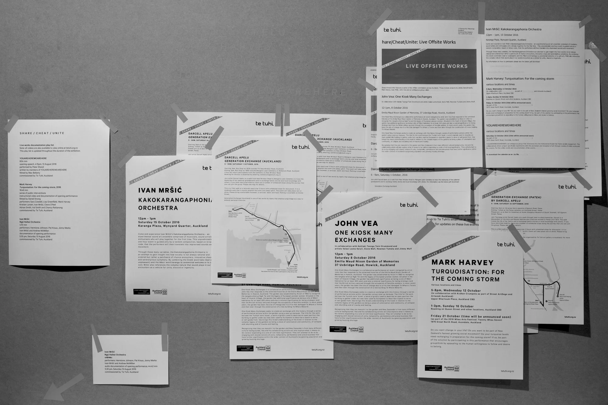 Curating Share/Cheat/Unite