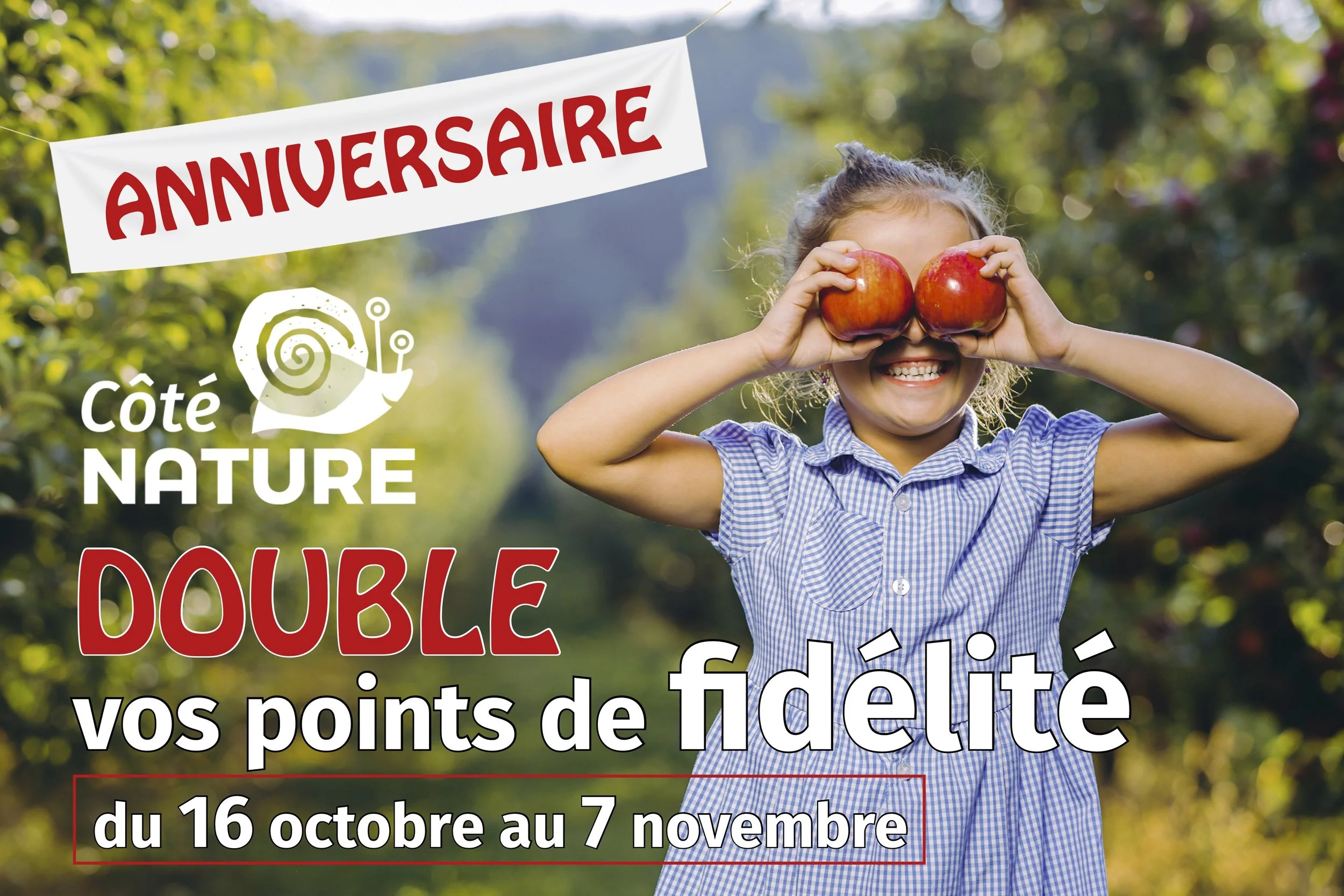 Opération doublement de points