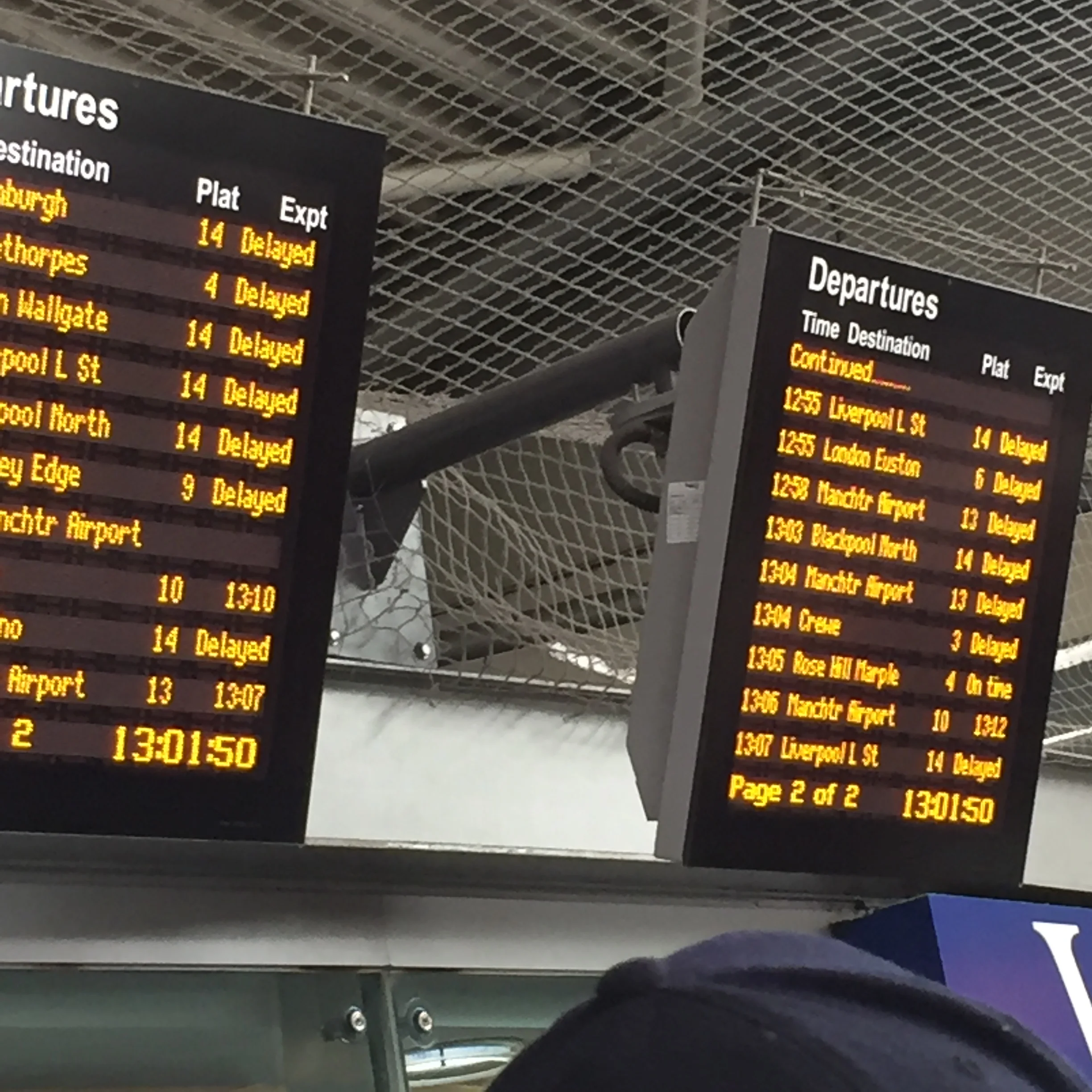 Everything delayed!