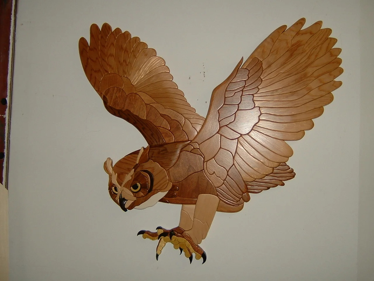 Great Horned Flying Owl