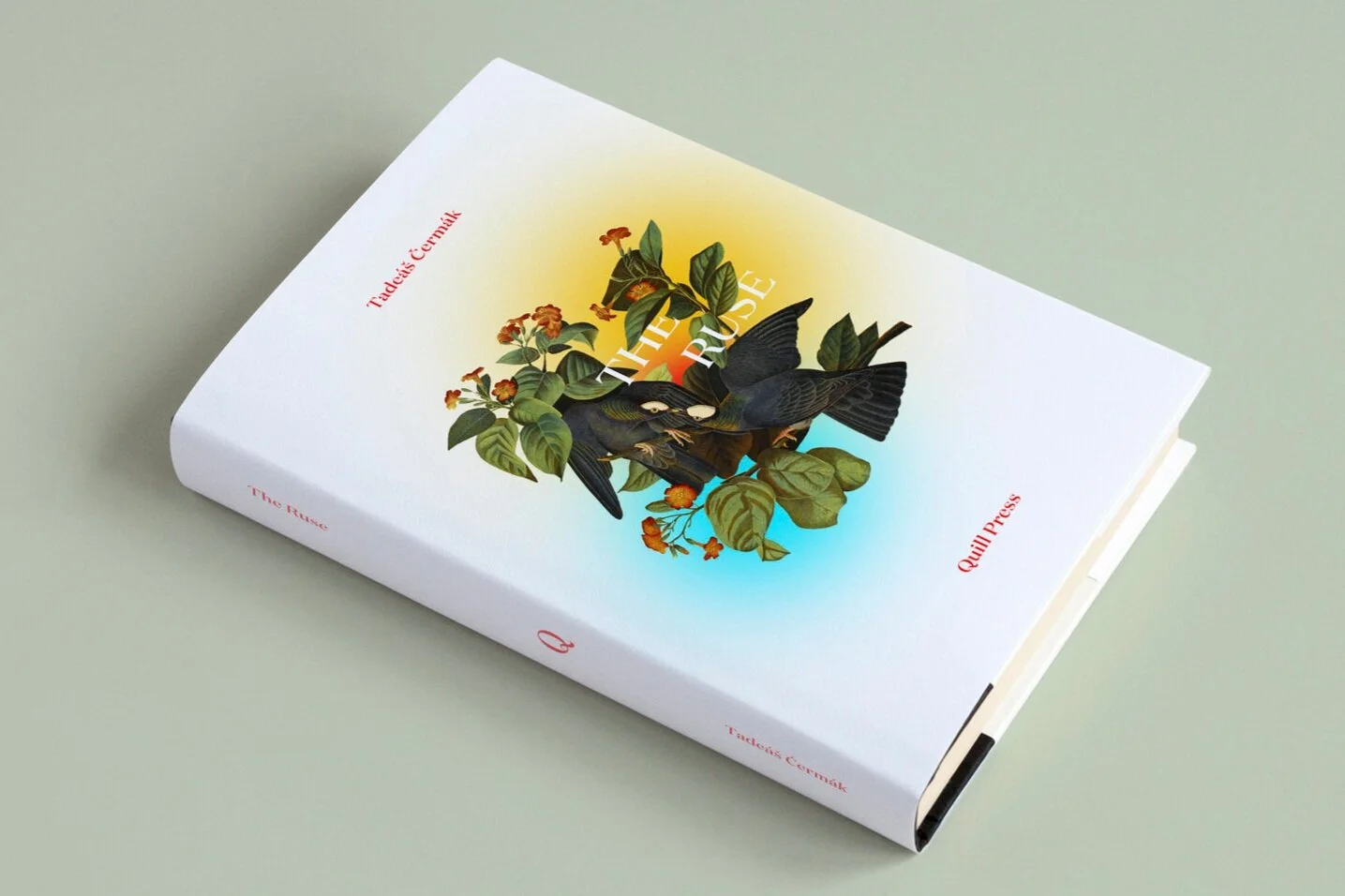  Book jacket design for Tadeas Cermak's  The Ruse  
