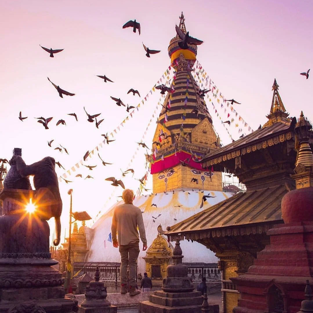 The Buddhist temple that watches over Kathmandu