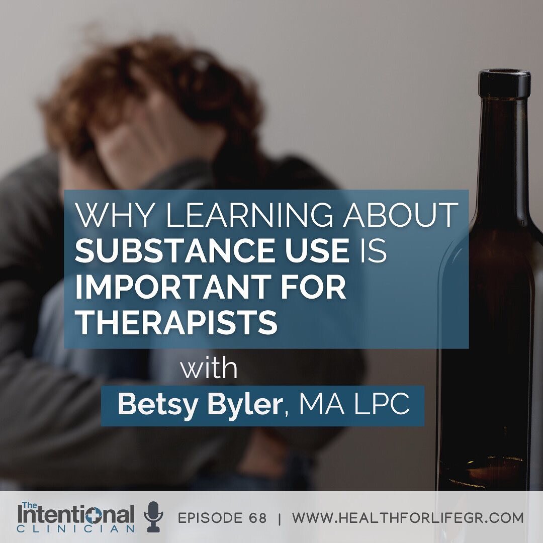 New #psychology #podcast and #healthblog: Why learning about Substance Use is important for Therapists with Betsy Byler, MA LPC https://healthforlifegr.com/why-learning-about-substance-use-is-important-for-therapists-with-betsy-byler-ma-lpc/ #theinte