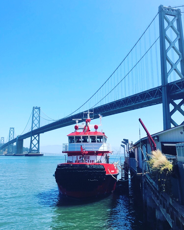 Top things to do for a first time visit in San Francisco - Bay Bridge along the Embarcadero