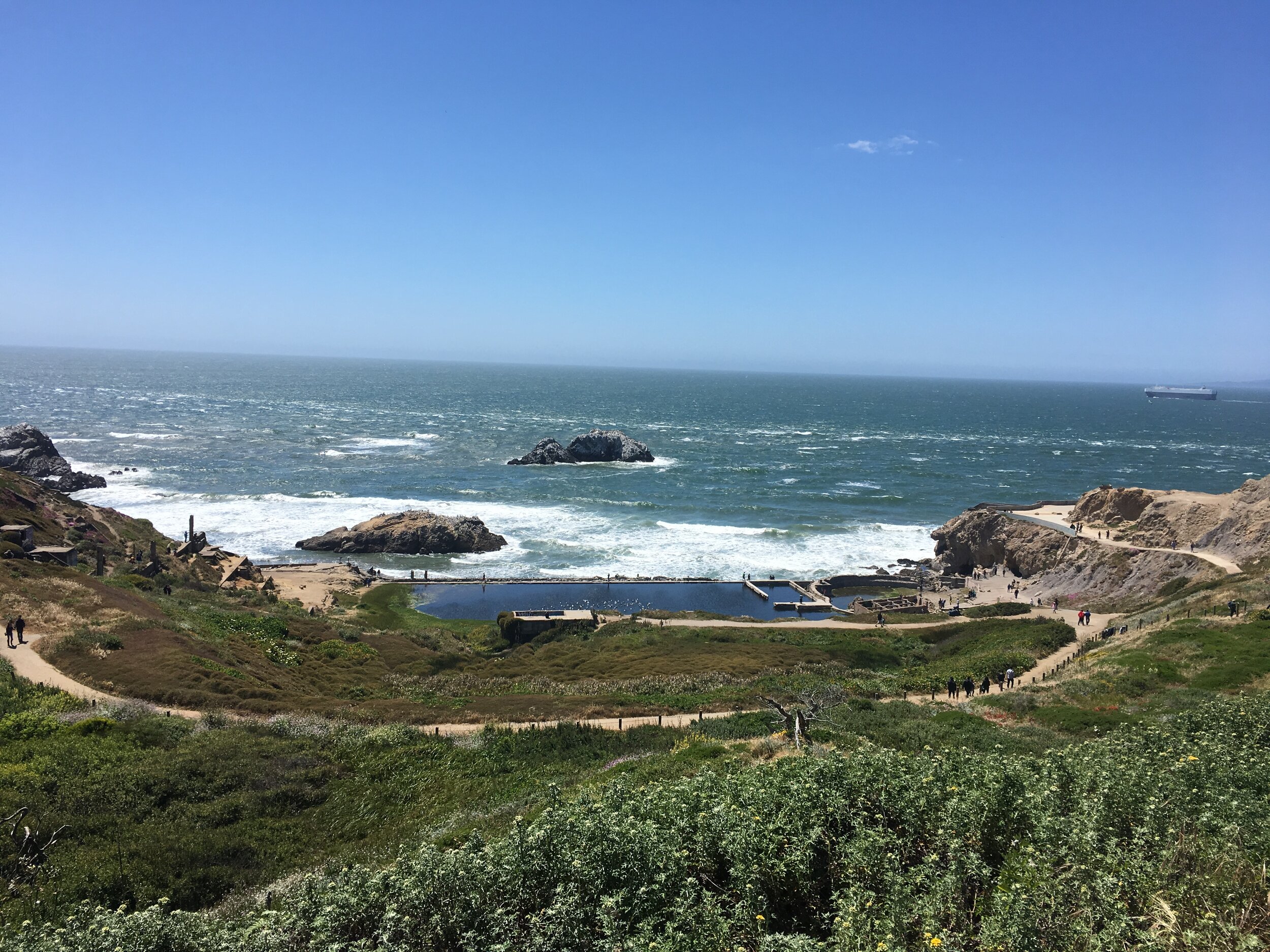 Top things to do for a first time visit in San Francisco - Sutro Baths on a Hike to Lands End