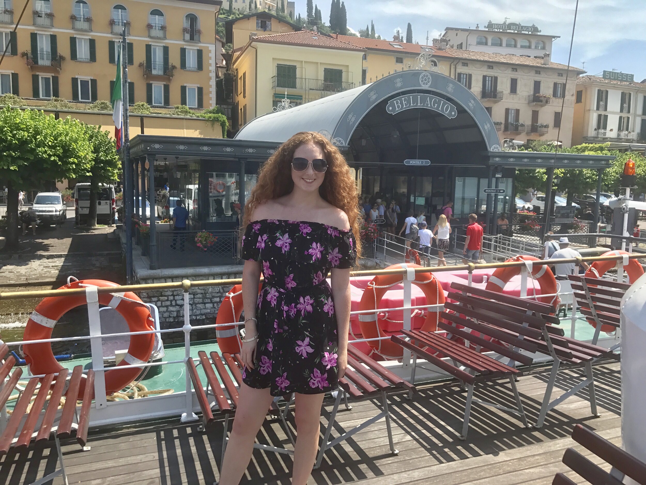 Lake Como Travel Guide: Arriving in Bellagio after taking the ferry from Como