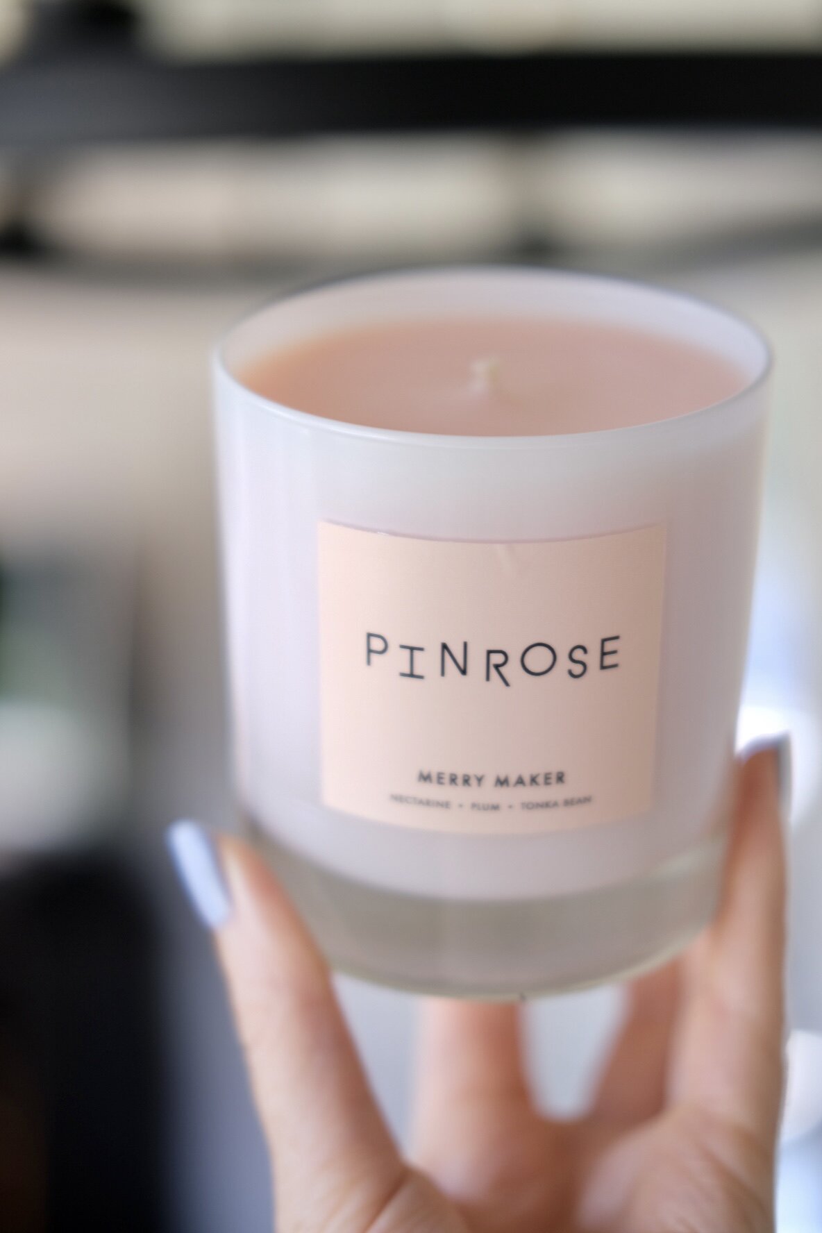 Pinrose Petal Starter Kit Review (Coupon Code included) - Clean, Cruelty Free and Vegan perfumes that smell amazing - full pinrose review - Pinrose candle.jpg