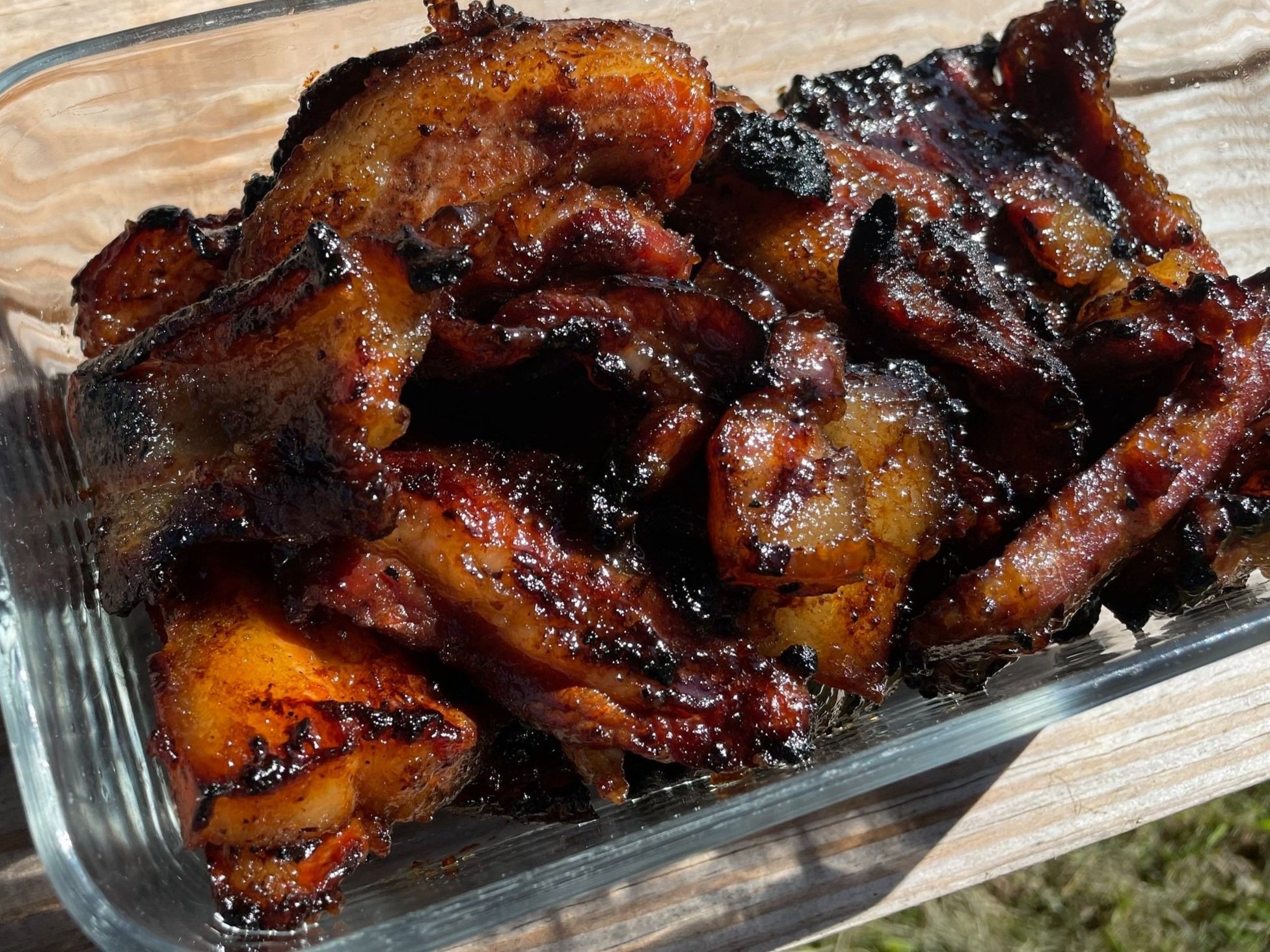 Glazed pork belly recipe