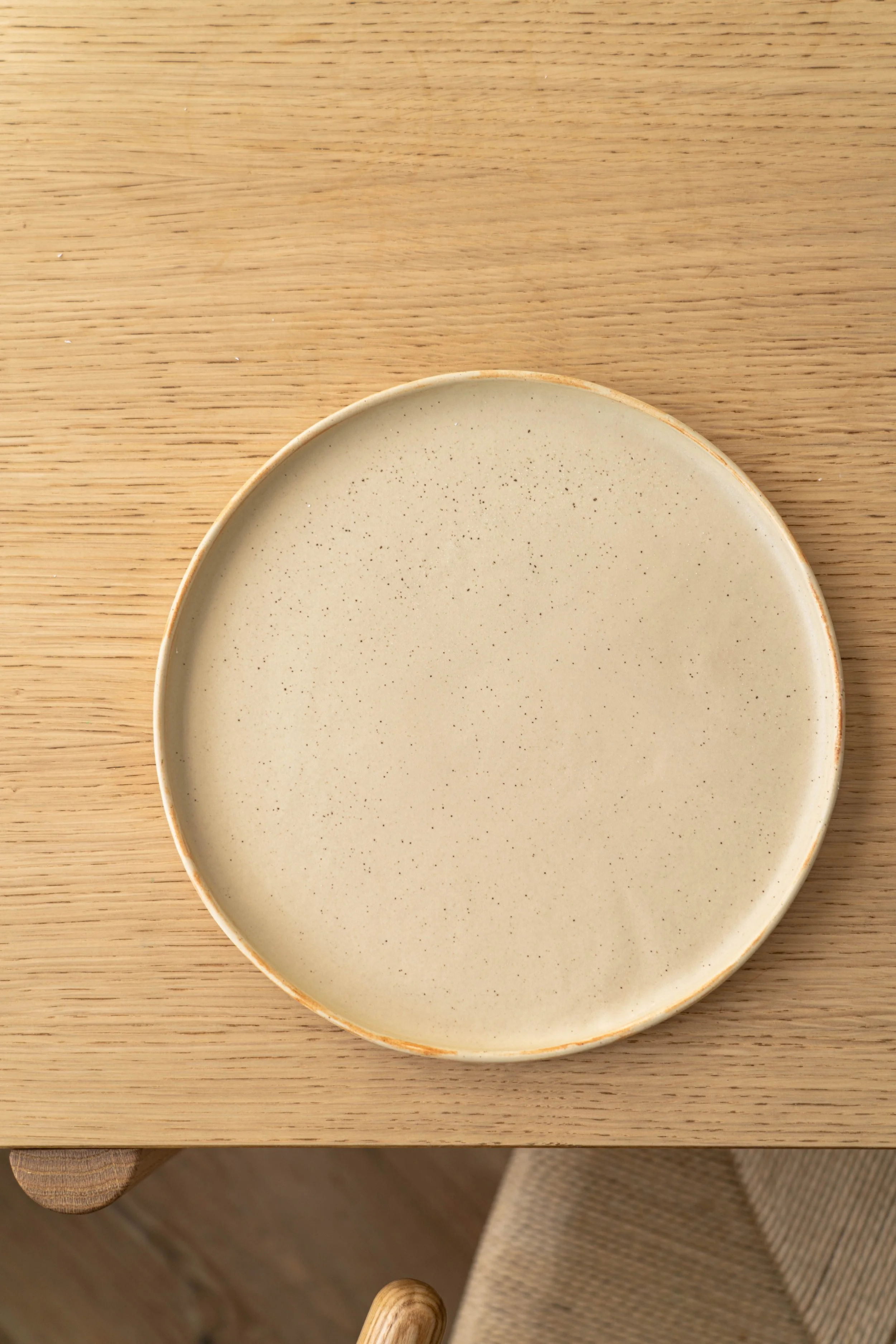 Handmade Beige Stoneware Dinner Plates — Creating Comfort Lab Handmade