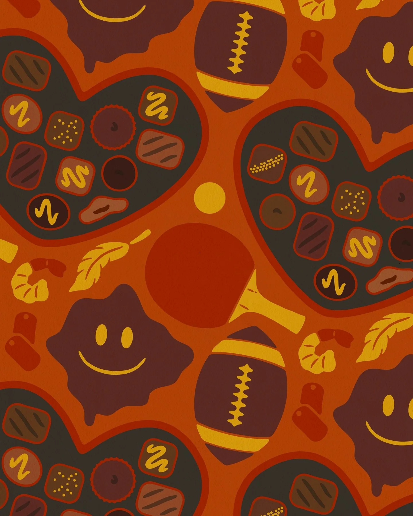 Days 27 &amp; 28 of @melanie.johnsson&rsquo;s Pattern Challenge. I think this one may be my favorite of the month and it&rsquo;s for the last prompt chocolate. I don&rsquo;t do a ton of fan art anymore, but I thought a nod to Forrest Gump would work 