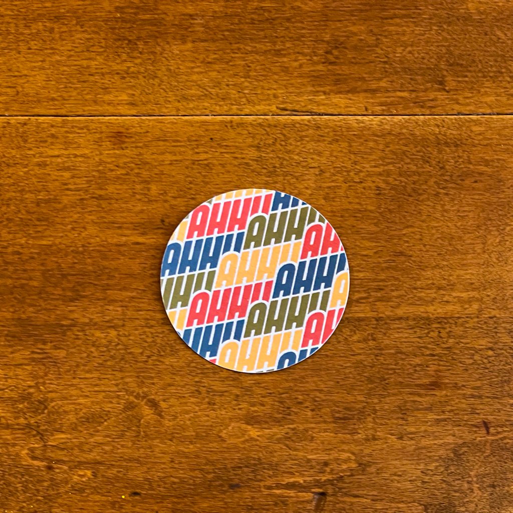 Ahhh Sticker