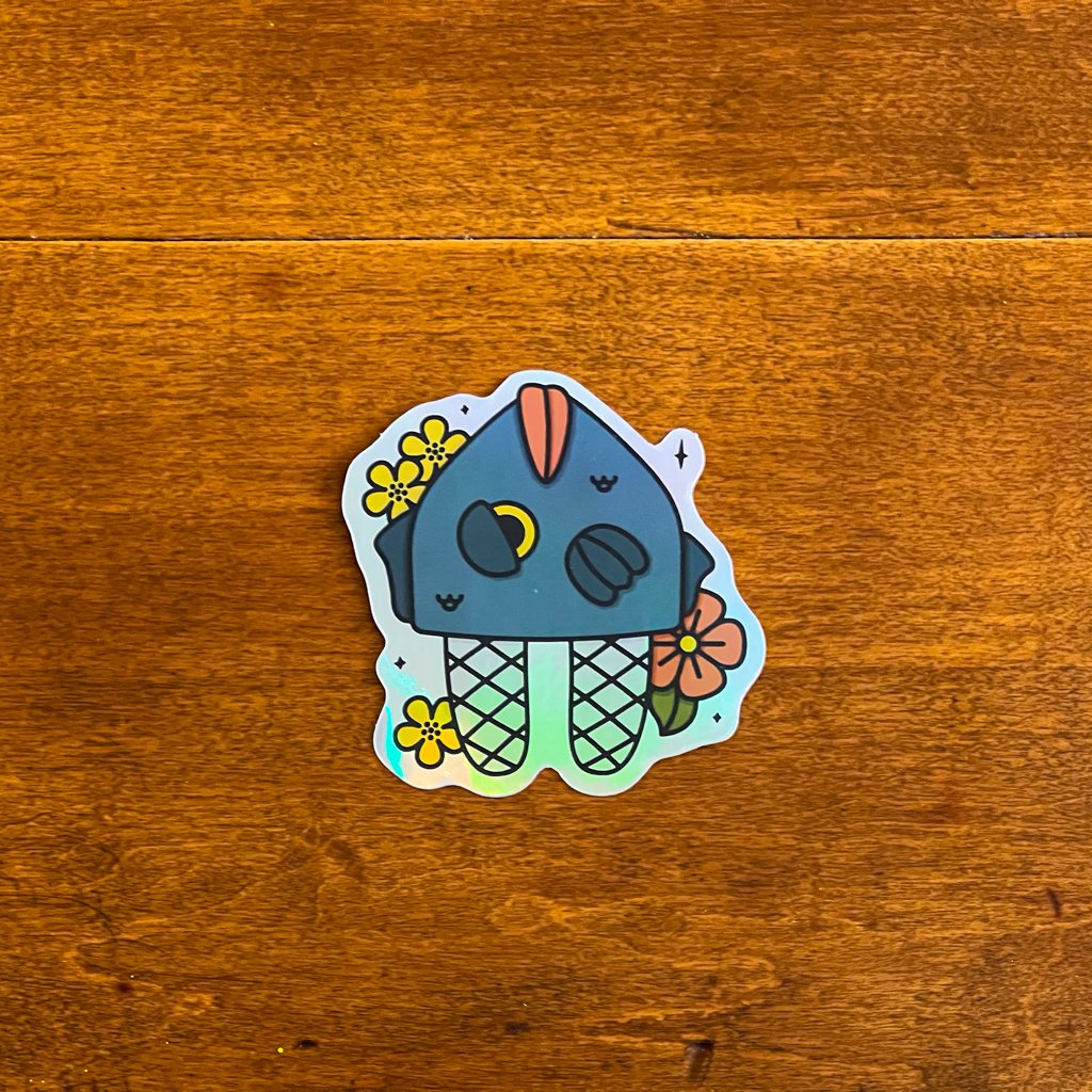 Reverse Mermaid Sticker