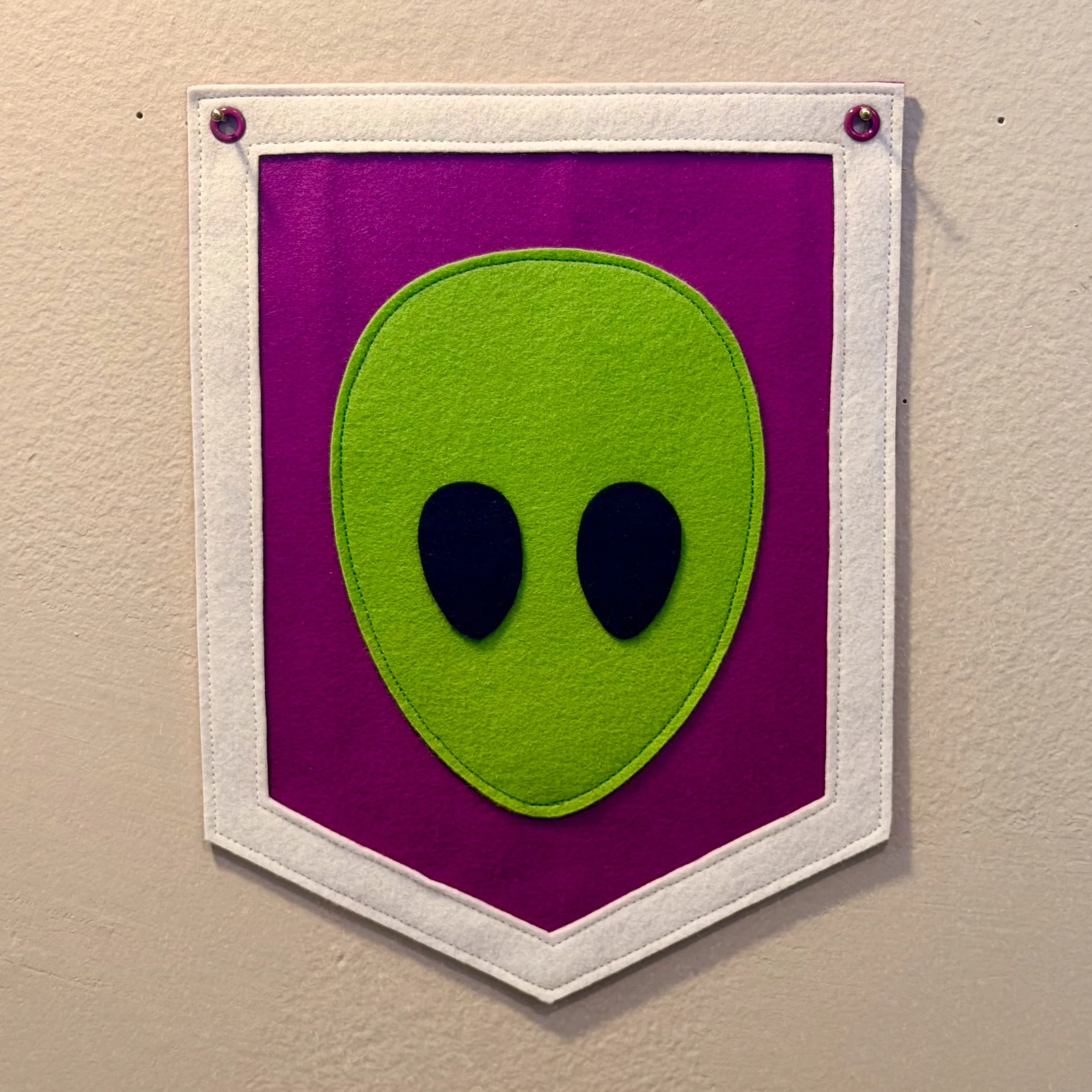 Alien Felt Banner