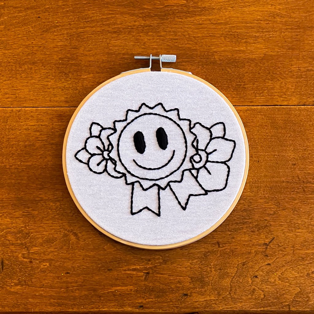 Blue Ribbon Hoop
