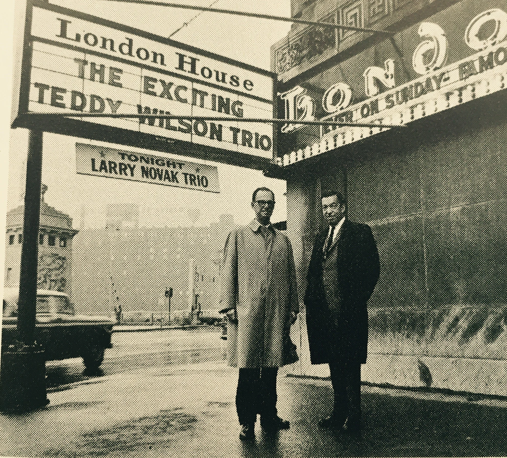 The Marienthal brothers in front of London House