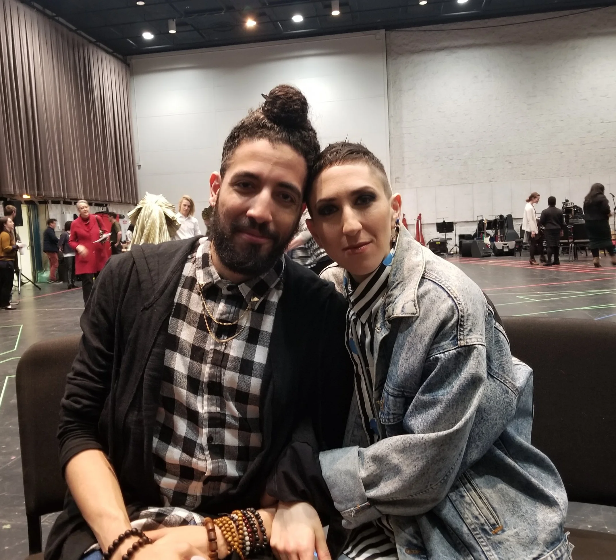 Heath Saunders (Jesus) & Jo Lampert (Mary Magdalene)