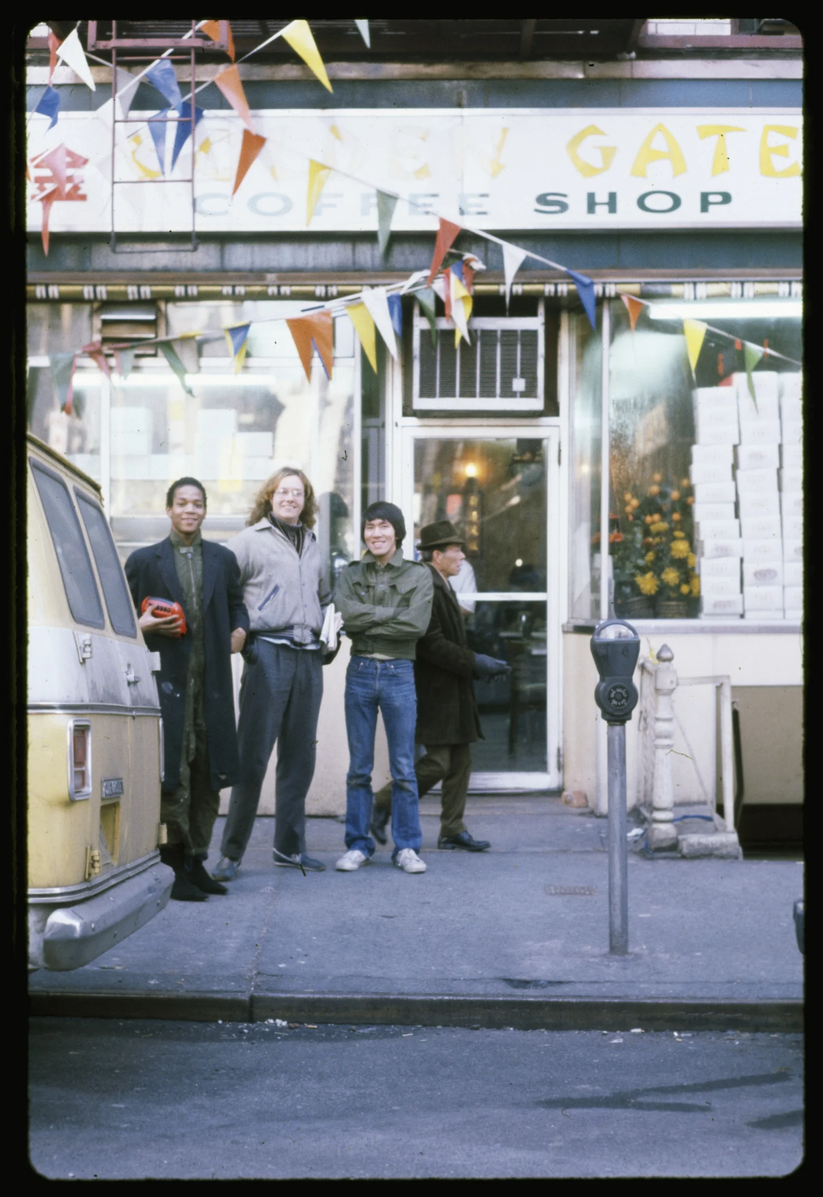 Jean-Michele Basquiat and friends. Photo Credit: © Alexis Adler. Photo courtesy of Magnolia Pictures.