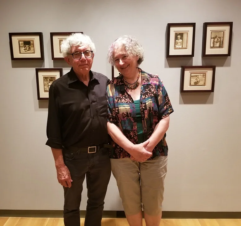 Alan Teller and Jerri Zbiral, the curators of FOLLOWING THE BOX