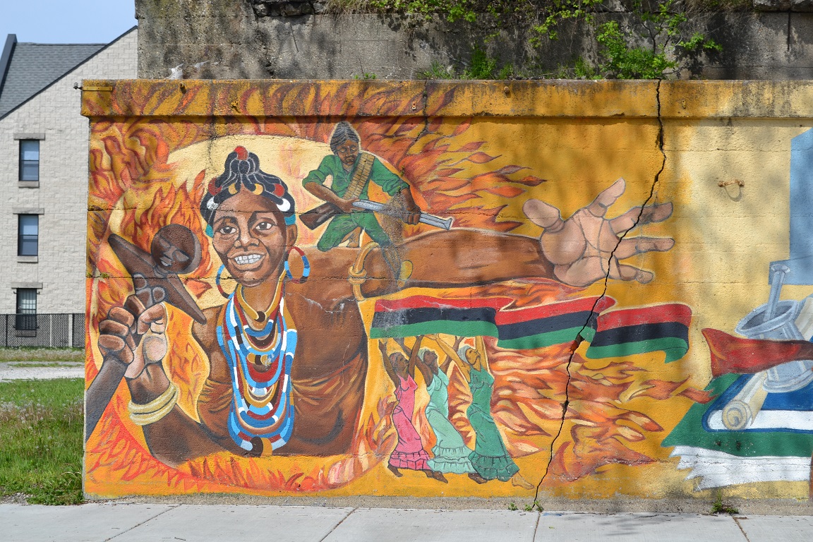 “Black Women Emerging” mural