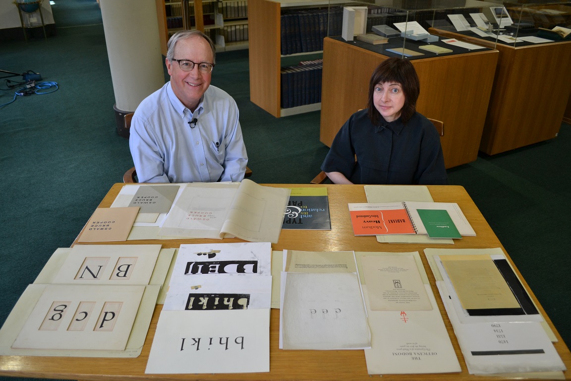 Designer Robert J. Zeni with typefaces designed by Robert Hunter Middleton