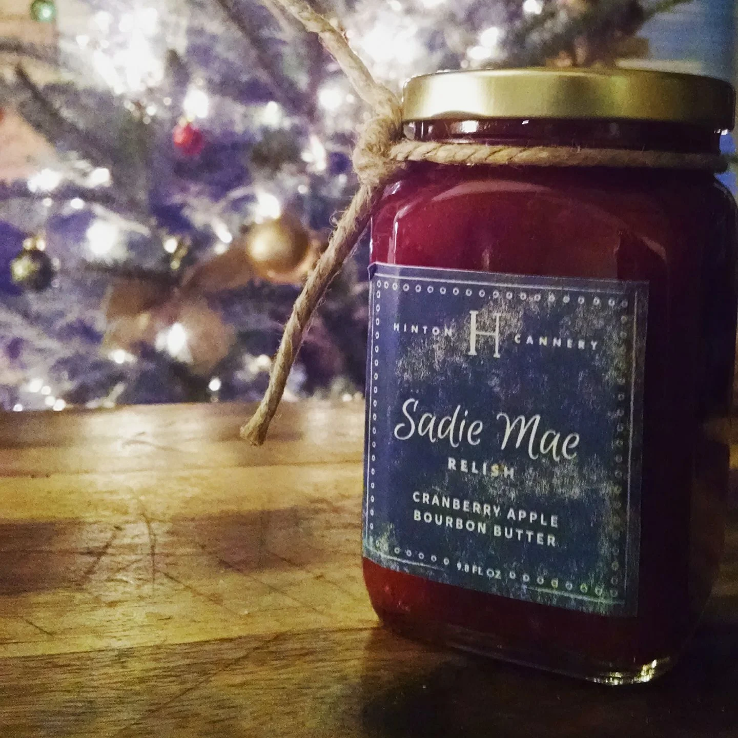 Cranberry Apple Bourbon Butter made by Hinton Cannery