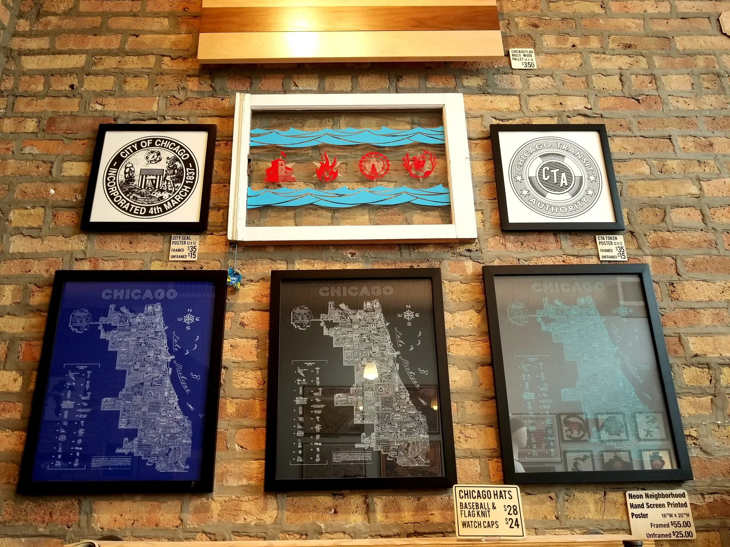 City maps inside Transit Tees